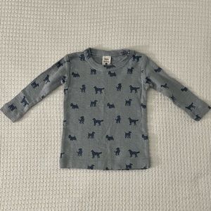 Kate Quinn Tiny Dog Pointelle Shirt